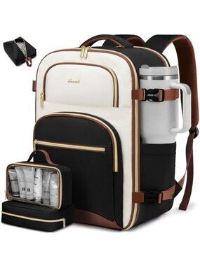 40L Travel Backpack Carry On TSA Laptop Bag Suitcase Weekender Packing Cubes